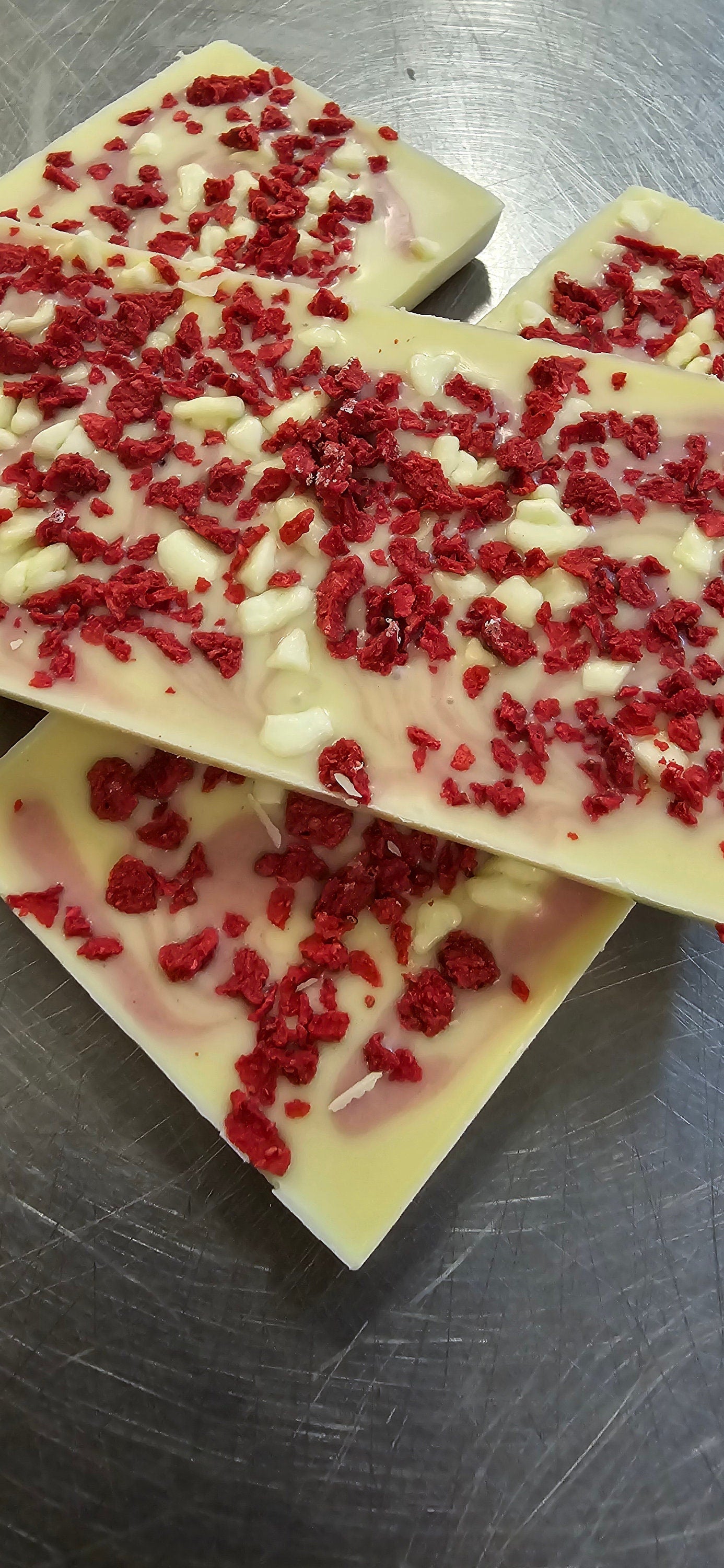 Handcrafted White Chocolate Eton Mess Bar