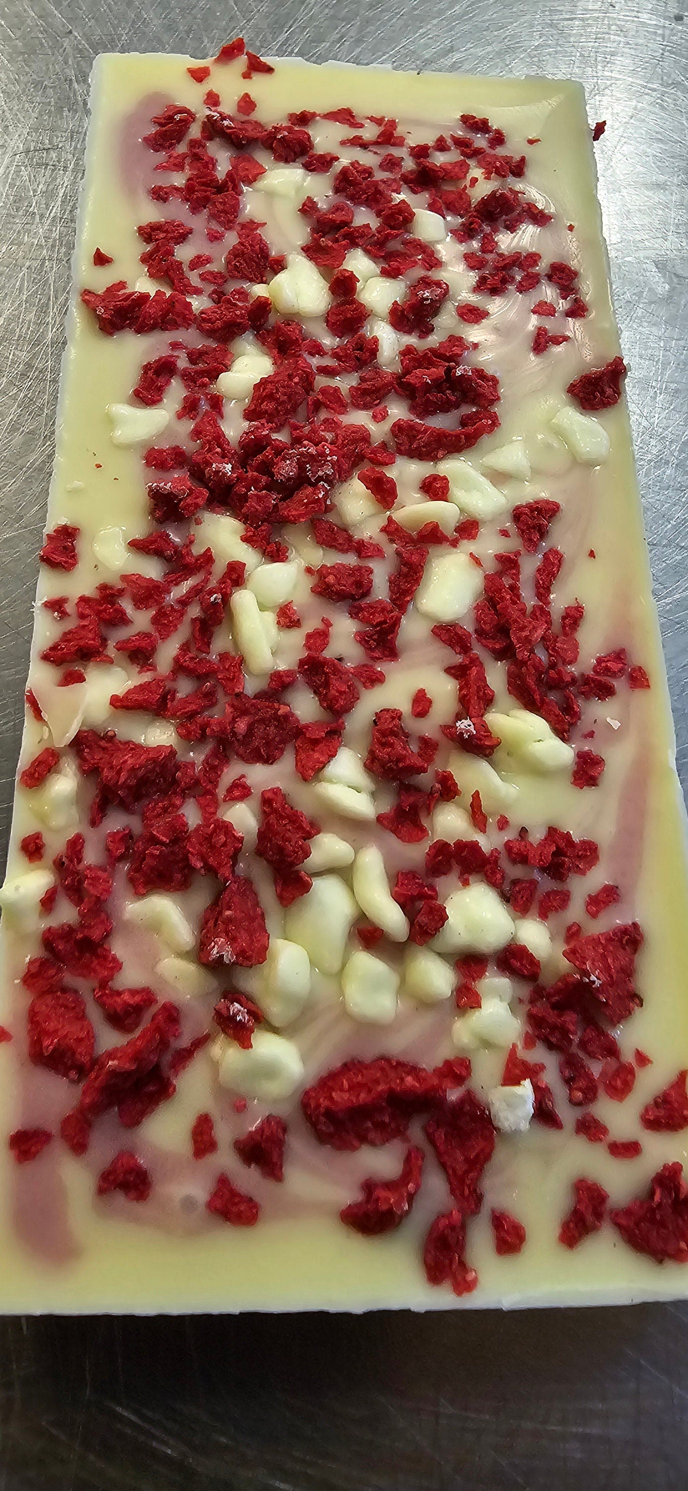 Handcrafted White Chocolate Eton Mess Bar