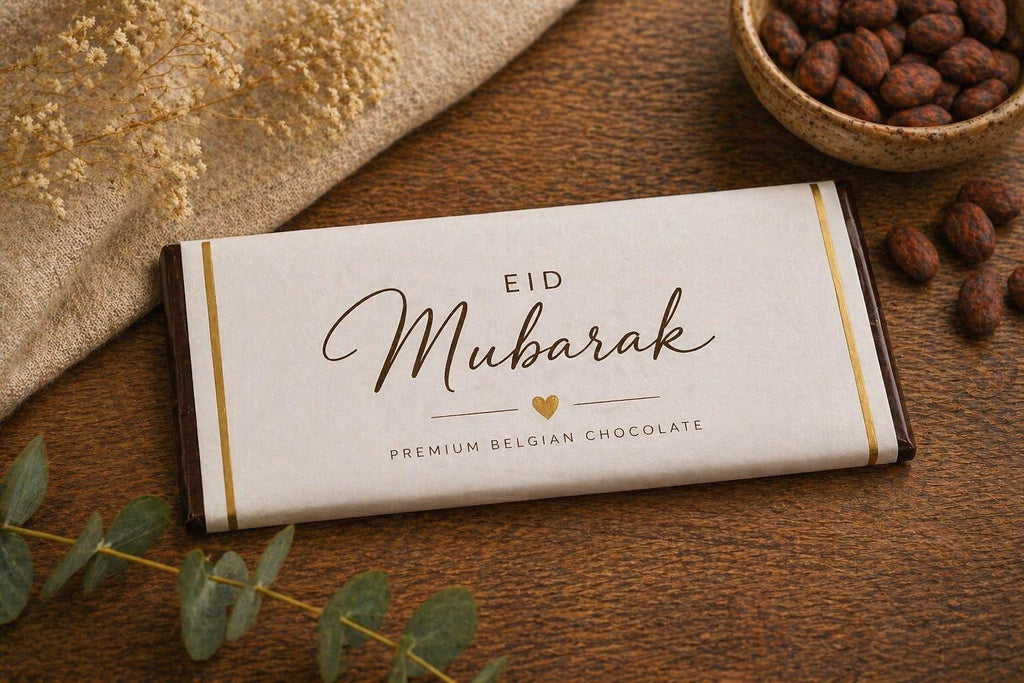 Eid Mubarak Chocolate bar 120g - Eid treat.