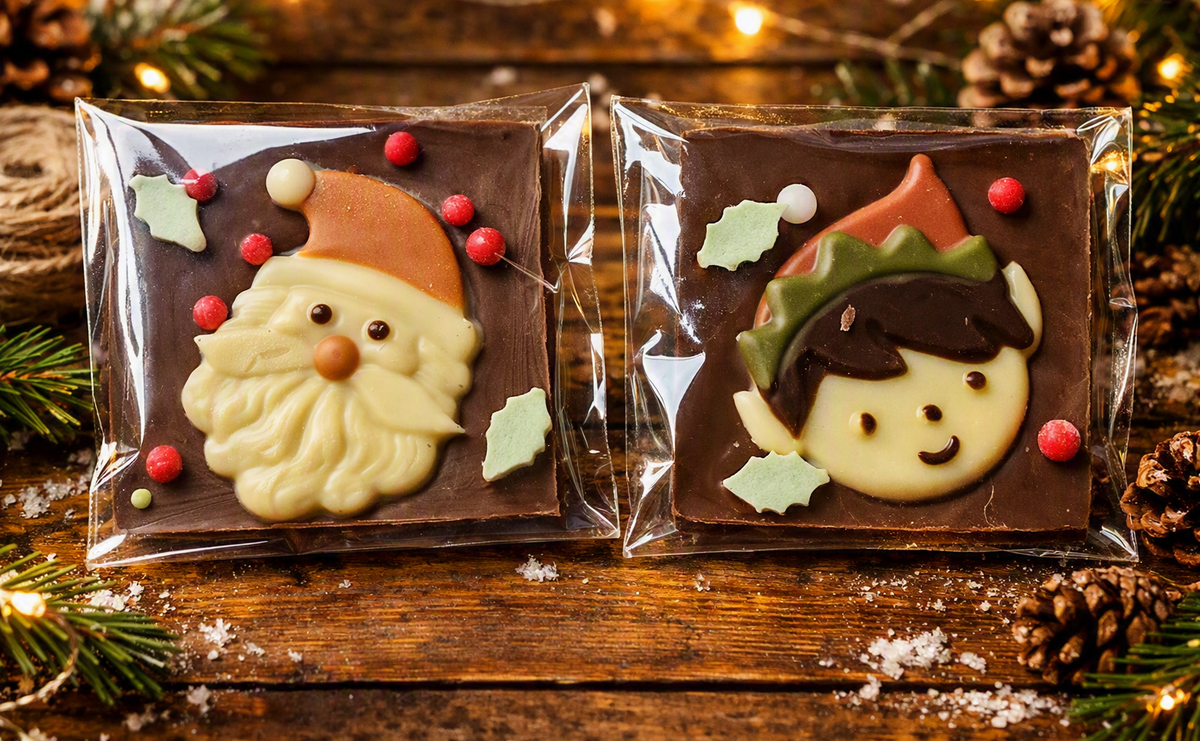 Christmas Advent Calendar Countdown – 24 Handmade Belgian Chocolate Bars