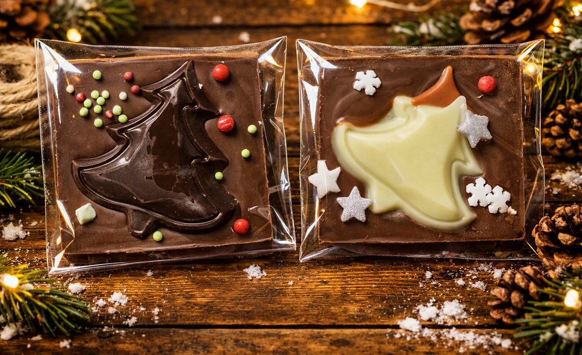 Christmas Advent Calendar Countdown – 24 Handmade Belgian Chocolate Bars