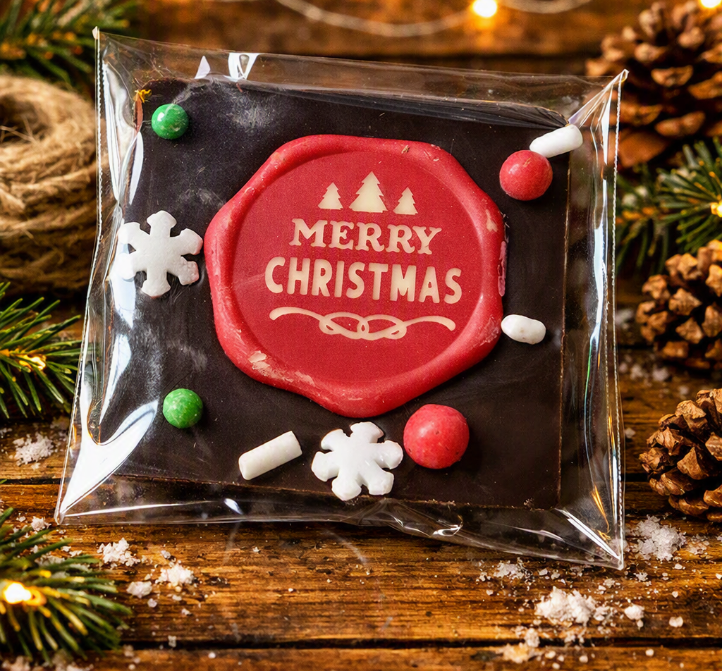 Christmas Advent Calendar Countdown – 24 Handmade Belgian Chocolate Bars