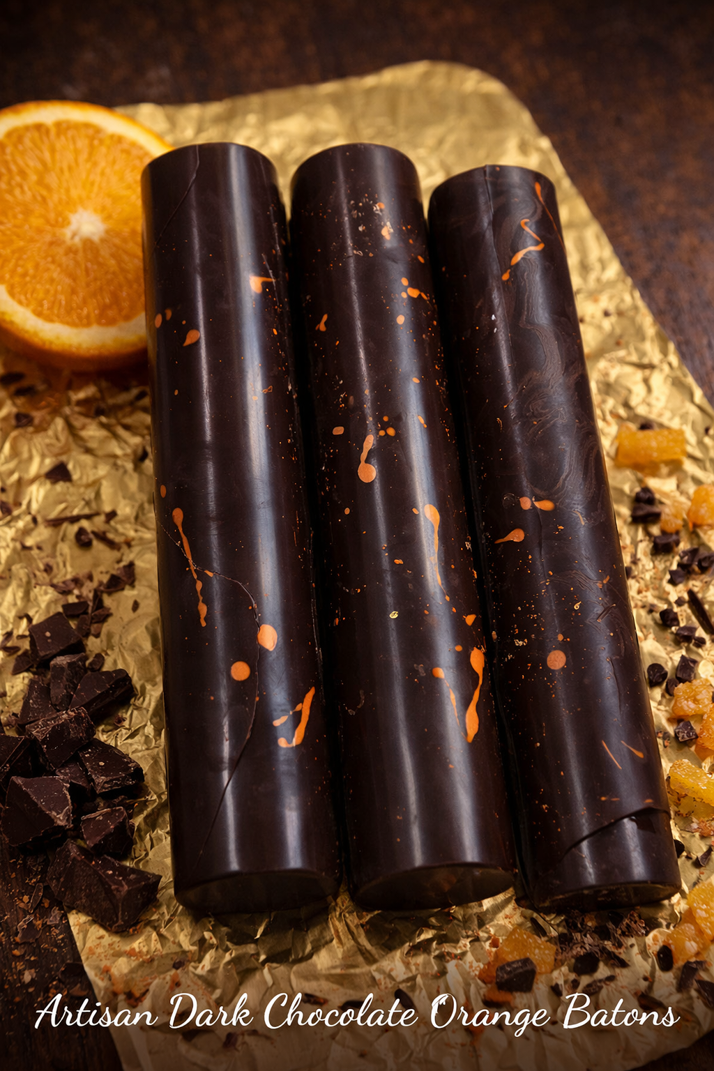 VEGAN Christmas Chocolate Baton Gift Box - 4 Batons