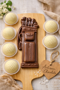 Belgian Milk & White Chocolate Golf Gift Set