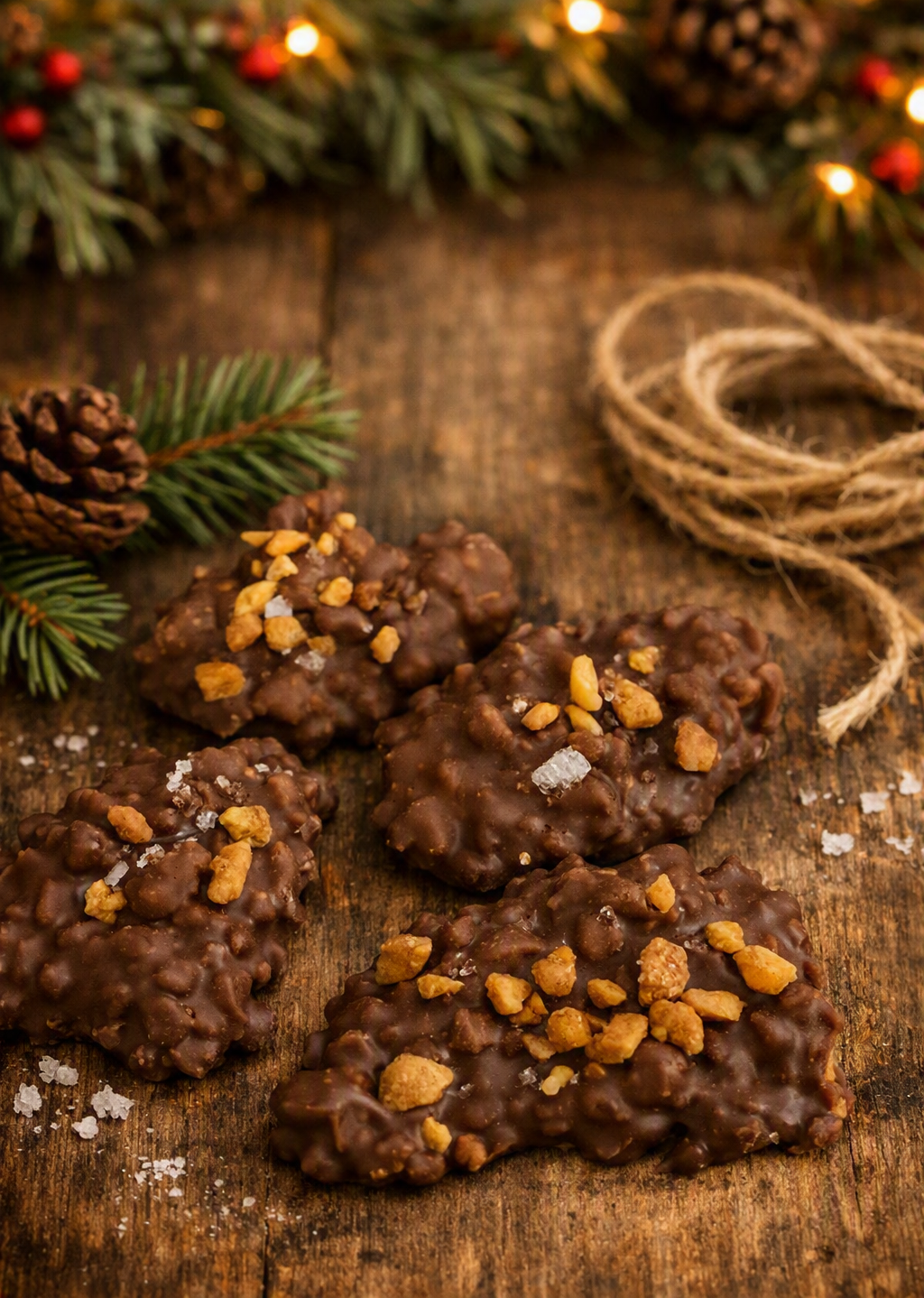 Belgian Chocolate Cluster Bites – Festive Gift Box