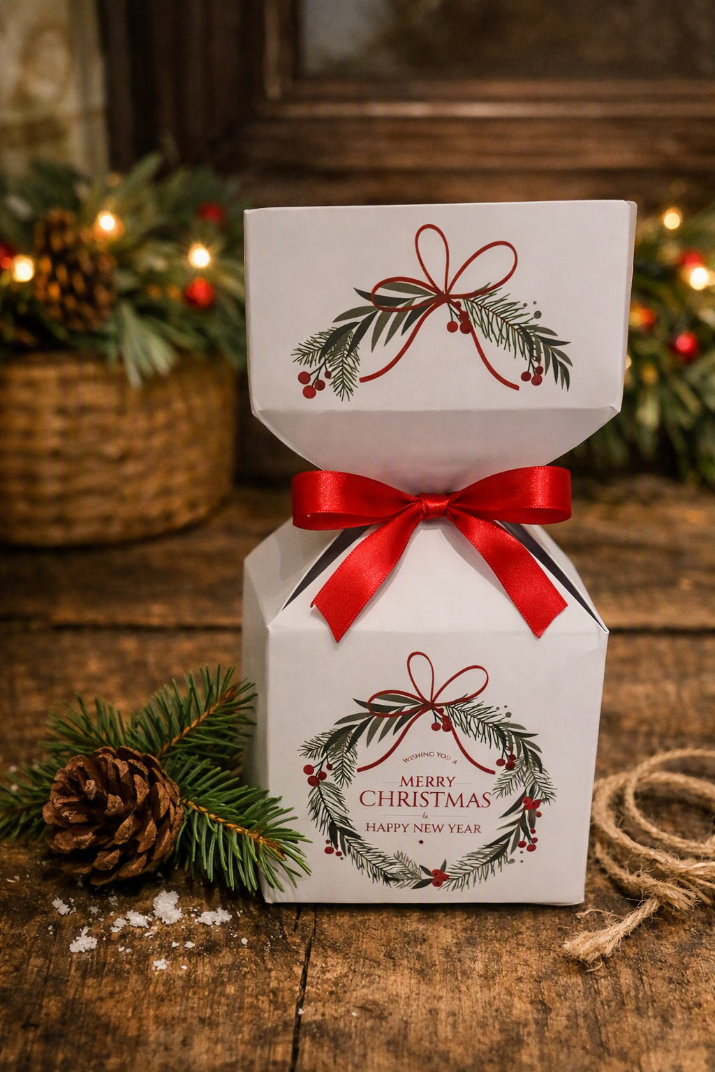 Belgian Chocolate Cluster Bites – Festive Gift Box
