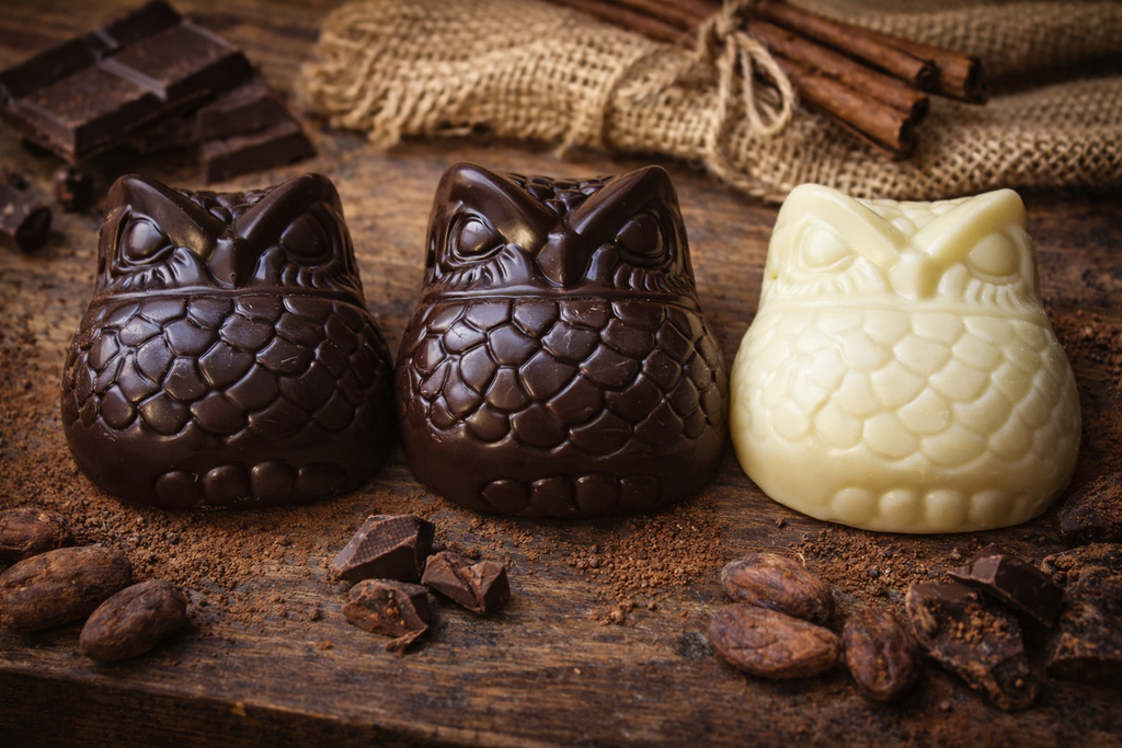 Belgian Chocolate Owls Gift Box (Pack of 3)