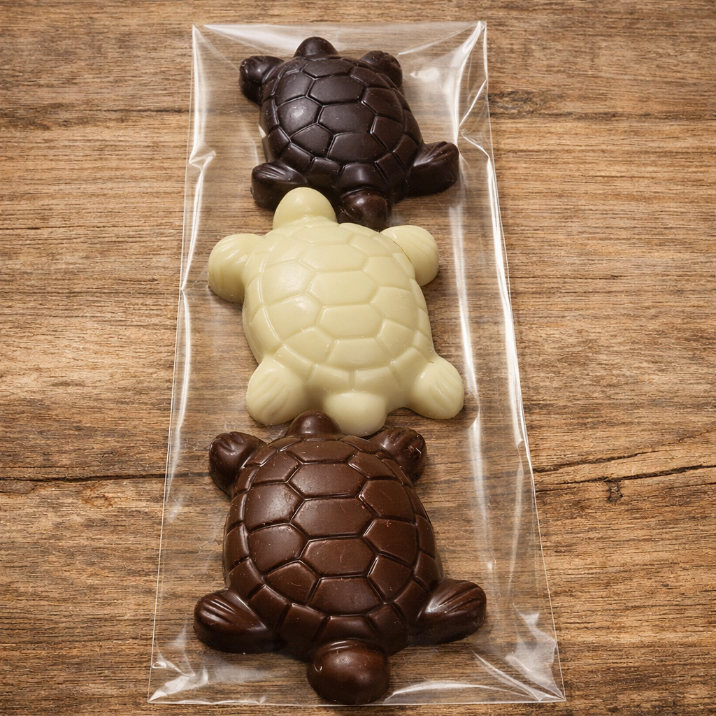Belgian Chocolate Turtles Gift Box (Pack of 3)