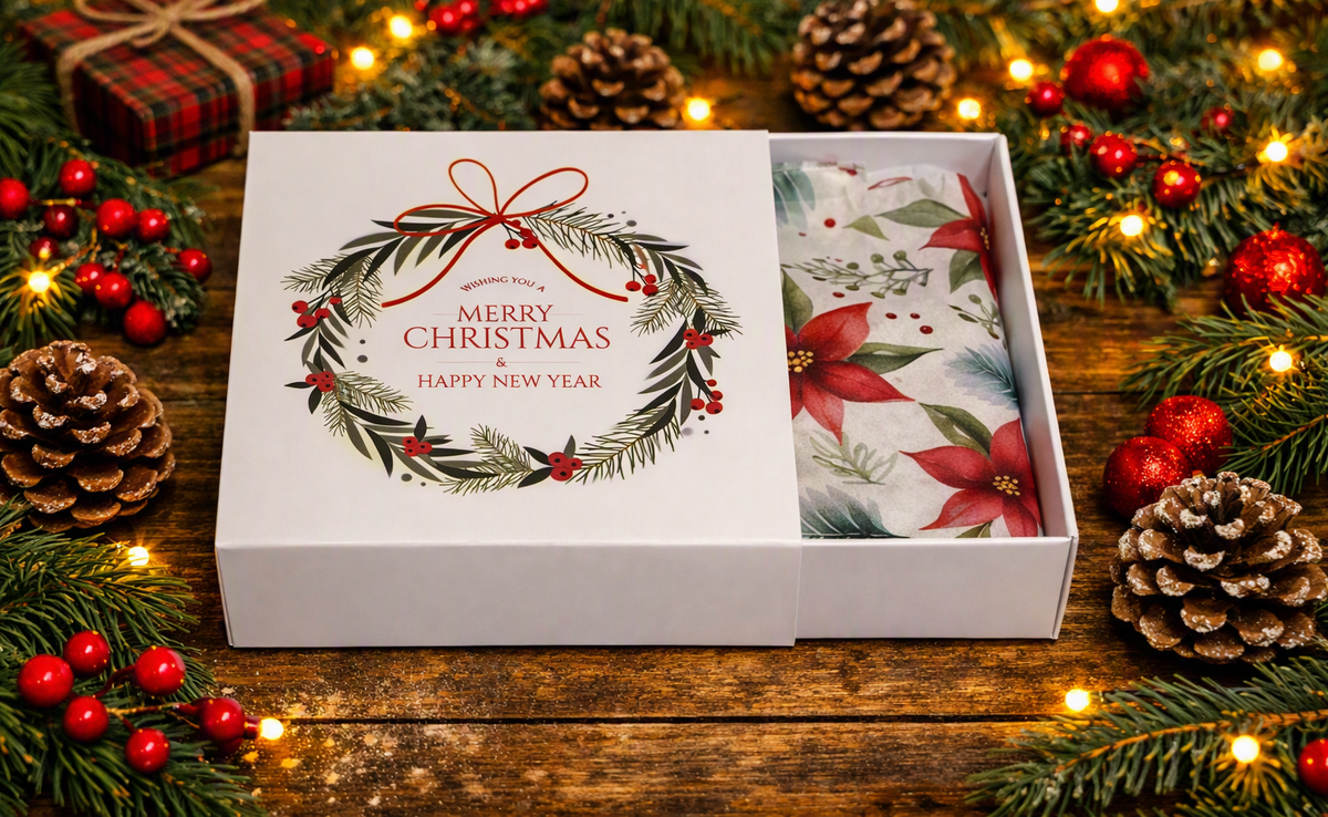VEGAN Christmas Chocolate Baton Gift Box - 4 Batons