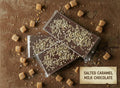Handcrafted Salted Caramel Chocolate Bar – Small Batch Artisan Chocolate – Sweet & Salty Treat