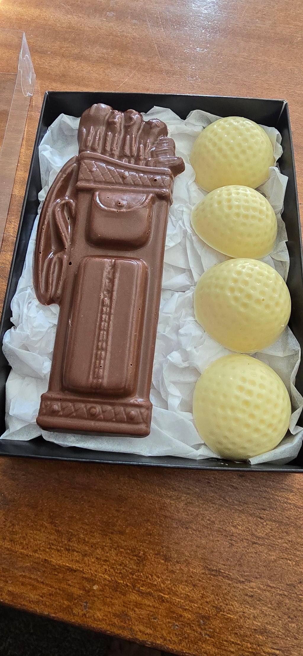Belgian Milk & White Chocolate Golf Gift Set