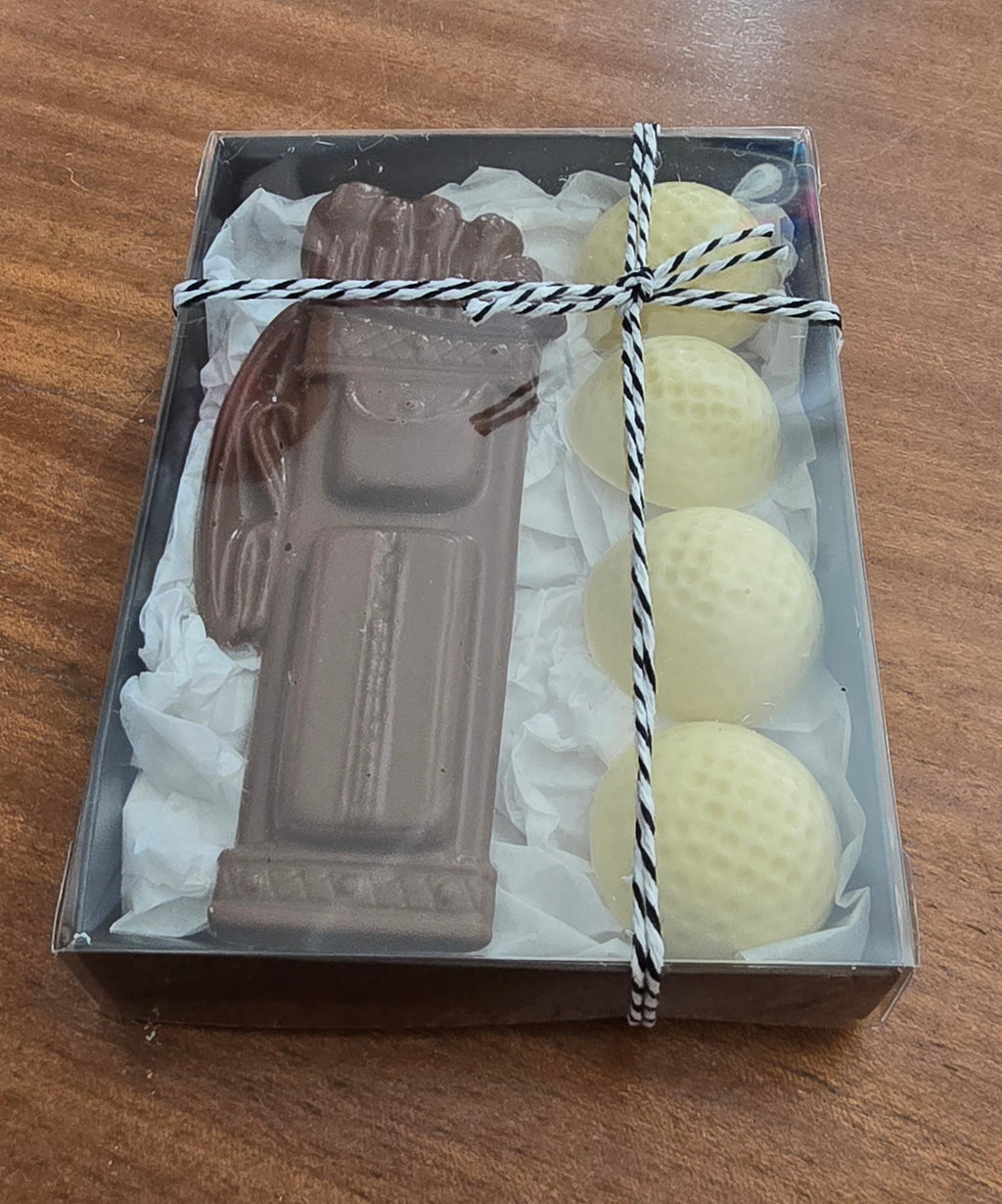 Belgian Milk & White Chocolate Golf Gift Set